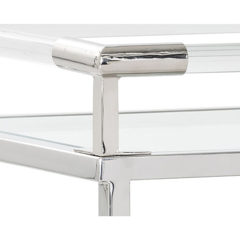 Margo Clear / Silver Bar Cart